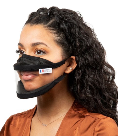Masque Inclusif® de protection transparent + Colissimo DOM